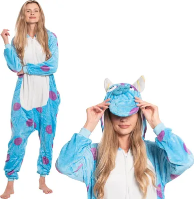 Immagine prodotto di Nikcorp Suit Pigiama Donna Baby Onesie Figura Blu L
