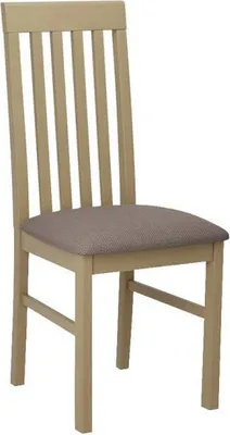 Image de Chaise de salle à manger rembourrée DANBURY 1 - chêne Sonoma / marron 1