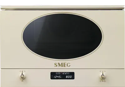 Immagine prodotto di Smeg MP822PO, Fuori gamma, Forno a microonde con grill, 22 l, 850 W, Display incorporato, LED