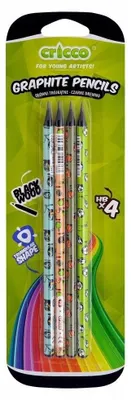 Produktbild von Cricco Bleistifte Set 4 Stück HB für die Schule