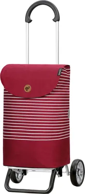 Produktbild von ANDERSEN Einkaufstrolley - Scala Shopper Plus Tilde rot 37 L einkaufen, hochwertig, modern, Aluminium, klappbar, leicht, Räder abnehmbar