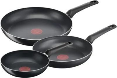 Obrázek produktu pro TEFAL | B5569153 | Sada nádobí Simple Cook 3 kusy | Fritéza | Průměr 20 / 24 / 28 cm | Pevná rukojeť