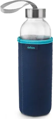 Obrázek produktu pro Orion skleněná láhev na pití láhev na vodu s neoprenovým termopláštěm nepropustným těsněním 540 ml