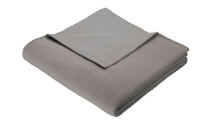 Produktbild von Biederlack Heim, Schlaf und Kuscheldecke Baumwolle Home 5 150 x 200 cm Uni anthrazit