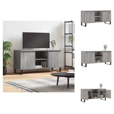 Obrázek produktu pro vidaXL TV skříňka šedá Sonoma 104x35x50 cm materiál na bázi dřeva - TV nábytek