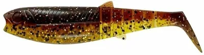 Produktbild von Savage Gear Cannibal Shad 12,5cm 20g - 4 Gummifische, Farbe:Motoroil UV