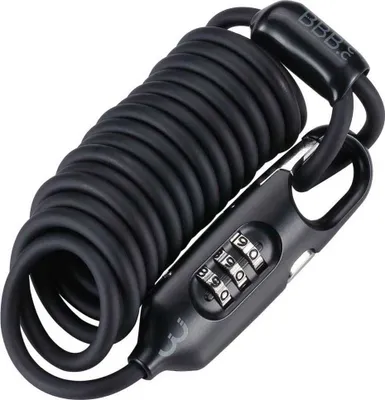 Produktbild von Bbb Coilsafe Kabelschloss Silber 4.8 x 1800 mm Silber 4.8 x 1800 mm