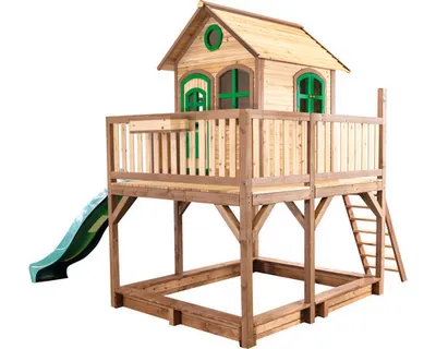 Image de AXI Maison de jeu Liam Maison de jeu de jardin sur pilotis, brun ; A030.151.00