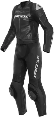 Produktbild von Dainese Mirage Lady 2 tlg. Lederkombi schwarz / schwarz / weiss 46