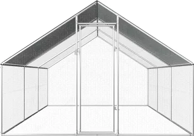 Immagine prodotto di Gabbia per Polli da Esterno 2,75x6x1,92m in Acciaio Zincato