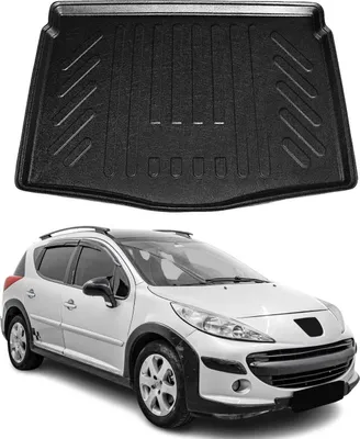 Zdjęcie produktu dla Wykładzina bagażnika do Peugeot 207 kombi 2006-2012 guma TPE
