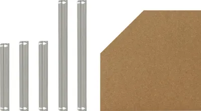 Obrázok produktu pre shelfplaza HOME 90x60 cm sada políc rohový regál v pozinkovaný ako HOME rohový regál