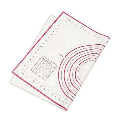 Produktbild von 30x40 cm Silikon Backmatte Kneten Teigpolster Küchenbackkochkochwerkzeug-Rot