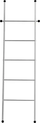 Produktbild von WENKO Handtuch Halter VITA Leiter Deko Ständer Kleider 5 Stangen 2 Haken Wand