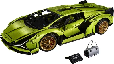 Produktbild von LEGO Technic Lamborghini Sián FKP 37 Rennauto, Modellbausatz für Erwachsene, Geschenkidee zum Geburtstag für Männer oder Frauen, Sammlerstück zum Austellen als Home- oder Büro-Deko, Modellauto 42115