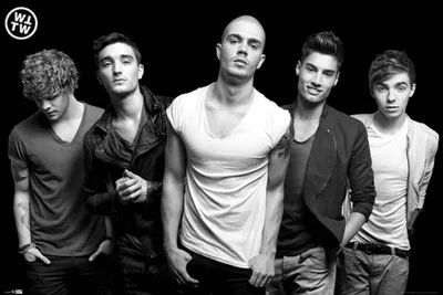 Produktbild von The Wanted - Schwarz und Weiß - Musik - Posterdruck - Größe 91,5x61 cm