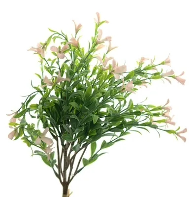 Produktbild von DEKO® FLORALE Myrtenstrauß Rosa Blüten 41 cm 3er Bund - Kunstblumen