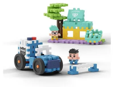 Obrázok produktu pre Marioinex Mini Waffle - auto a šperky mestskej polície