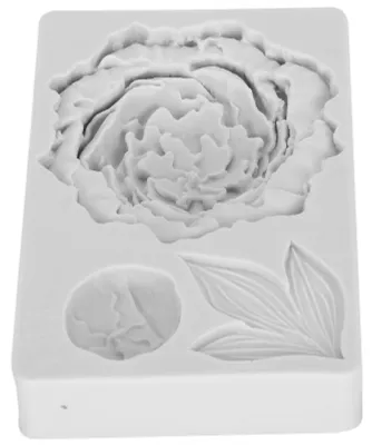 Produktbild von Silikon-Fondantformen für Kuchen in Blumen- und Blattform, Backformen für Schokolade und Brot, Backzubehör