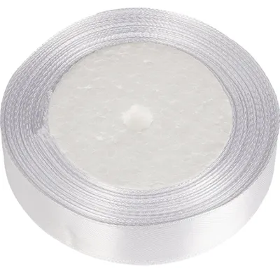 Immagine prodotto di Nastro di raso - 20 mm, 22,5 metri - Bianco