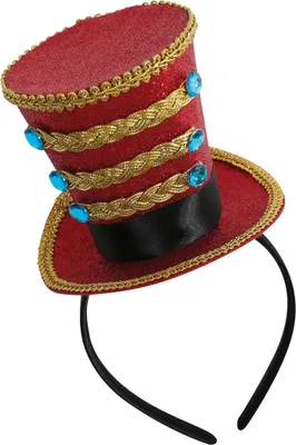 Produktbild von Haarreif Zirkusdirektor mit Blauen Steinen Karneval Fasching Party Cosplay Anime