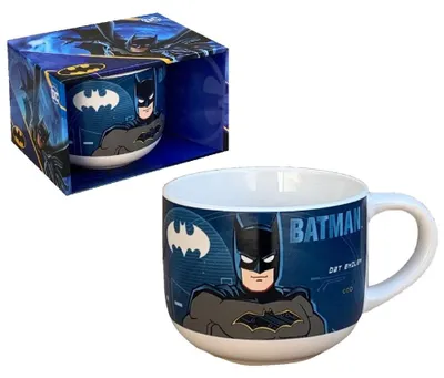 Batman-Jumbo-Becher aus Keramik, 380 ml, bunt, in Box