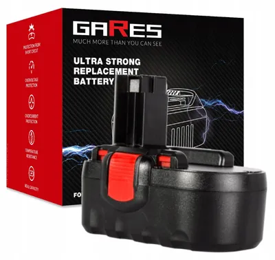 Produktbild von Gares Akkupack zum Zellentausch für Bosch 2607335277 | 18 V 3 Ah Inny | Ersatz-Zellenpack für Werkzeugakkus | Profi-Qualität Gares®