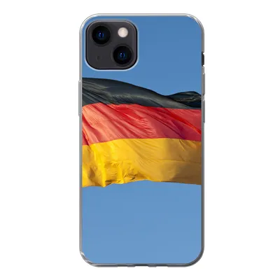 Produktbild von MuchoWow® Handyhülle Schutzhülle Hülle für iPhone 13 Foto der deutschen Flagge Silikon Softcase Handy Hülle - Karteninhaber