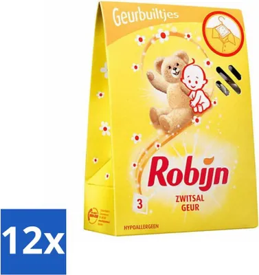 Image de Robijn Sachets parfumés Zwitsal 3 pièces - Pack avantage - 12 pièces