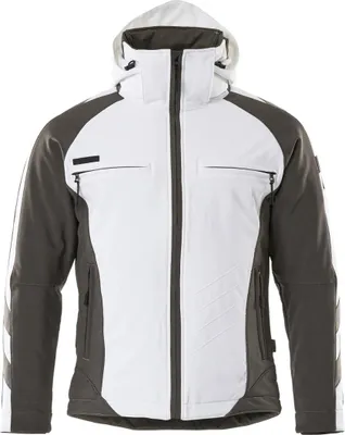 Produktbild von MASCOT® Herren Softshelljacke "DARMSTADT" Unique weiß, anthrazit Größe L
