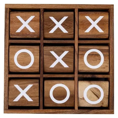 Produktbild von Butter Cheese and Eggs XL Holzspiel Tic Tac Toe