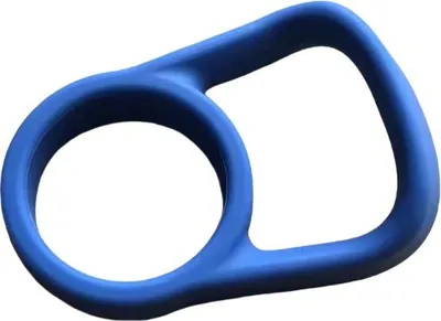 Produktbild von INF Silikon-Tragegriff für Thermosflaschen, Flaschentragegriff, 1 Stück Blau