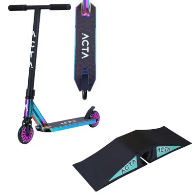 Image de (Lot) ACTA Rampe Enfant + ACTA Mini KSP Trottinette Enfant Freestyle - Neochrome