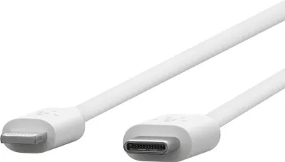 Produktbild von BELKIN Mixit Lightning auf USB-C Kabel, 1,20m, weiß