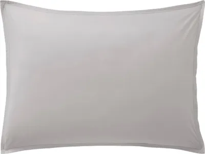 Image de Taie oreiller percale de coton 50 x 70 cm Gris