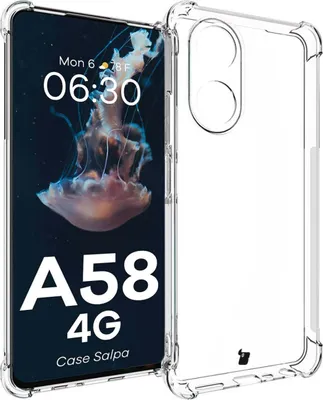 Produktbild von Elastyczne etui Bizon Case Salpa do Oppo A58 4G, przezroczyste