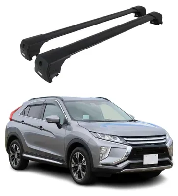 Produktbild von Dachträger Grundtäger für Mitsubishi Eclipse Cross 2018-2026 Alu Schwarz 2 tlg