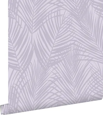 Zdjęcie produktu dla ESTAhome Tapeta liście palmowe liliowo fioletowym 53 cm x 10.05 m