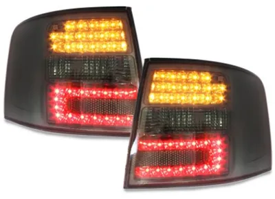 Produktbild von LED Rückleuchten Links + Rechts in Schwarz Smoke für Audi A6 C5 Avant 1998-2005