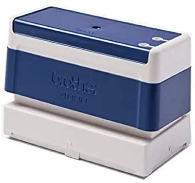 Imagen del producto de Sello de 40 x 90 mm, color azul