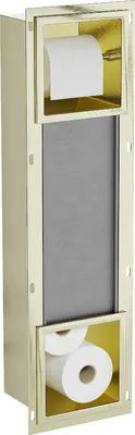 Image de Mexen X-Wall-BP porte-papier hygiénique avec distributeur, or - 1954