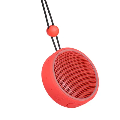 Produktbild von INF FM0208 Tragbarer Lanyard-Bluetooth-Lautsprecher mit magnetischer Saugfunktion Rot