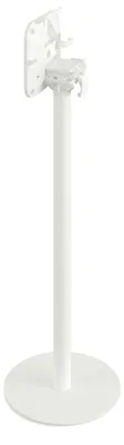 Zdjęcie produktu dla Urban - Stół barowy rama biała + blat HPL czarny Ø70 cm 1 szt.