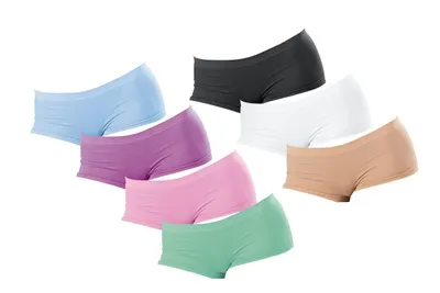 Produktbild von Damen Panties Hotpants Hipster Slips Unterwäsche Panty Nahtlos XXL 48 bis 50 7er