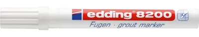 Produktbild von Edding 8200, Weiß, Weiß, Rundspitze, Rechteck, 2 mm, 4 mm
