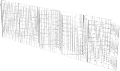 Produktbild von Gabionenkorb Pflanzkasten Gemüse-Hochbeet Stahl 300×30×100 cm