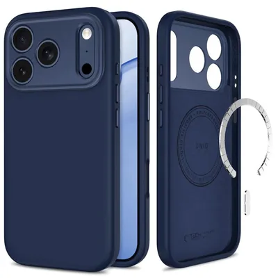 Obrázok produktu pre TECH-PROTECT UNIQ MAGSAFE CC puzdro pre iPhone 17 Pro / 18 Pro, tmavomodrej farby