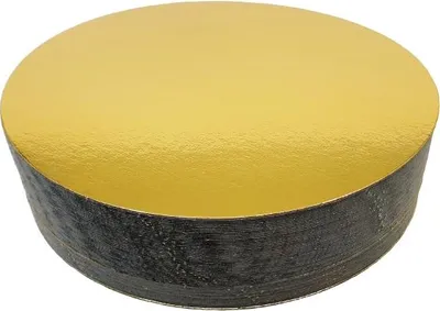 Zdjęcie produktu dla podkład złoty tortowy  grubość 1,5mm  śr. 32 cm  100szt.  | 92-89