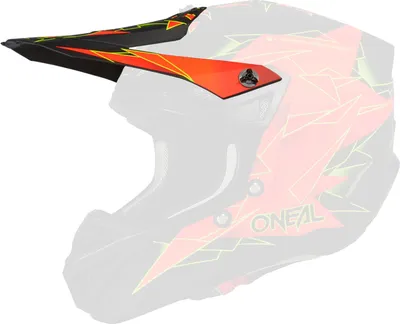 Produktbild von O'NEAL Helmschirm 5SRS Polyacrylite Surge V.23, Einheitsgröße, Schwarz Rot