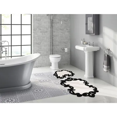 Produktbild von Mijolnir, 210Fg41615Sy, Badematten, Schwarz, Polyester, 60 x 100 cm